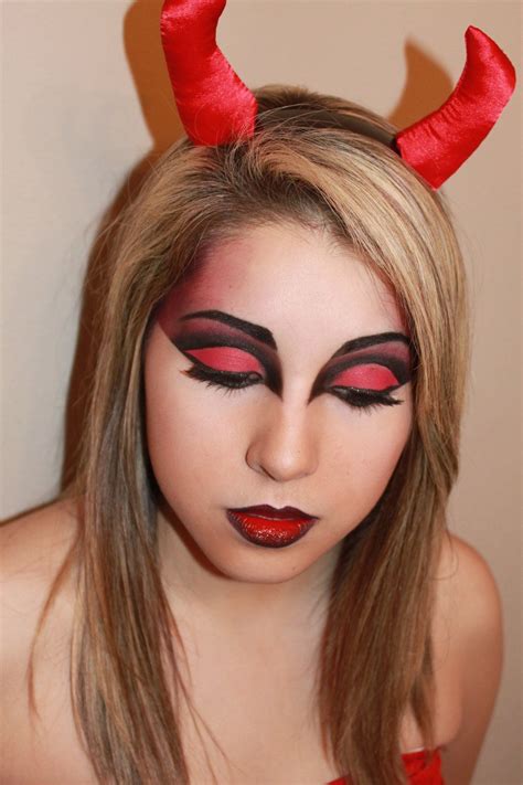 devil makeup scary|More.